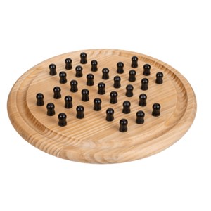 Jeu de solitaire en bois grand modèle