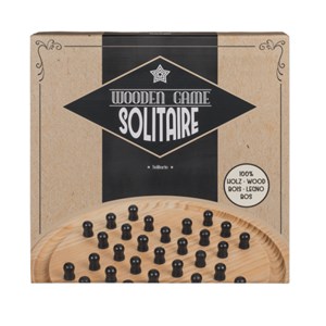 Jeu de solitaire en bois grand modèle