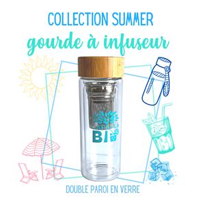 Gourde à infuseur - froid ou chaud