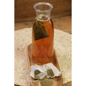 Lot 5 sachets en coton bio pour thés