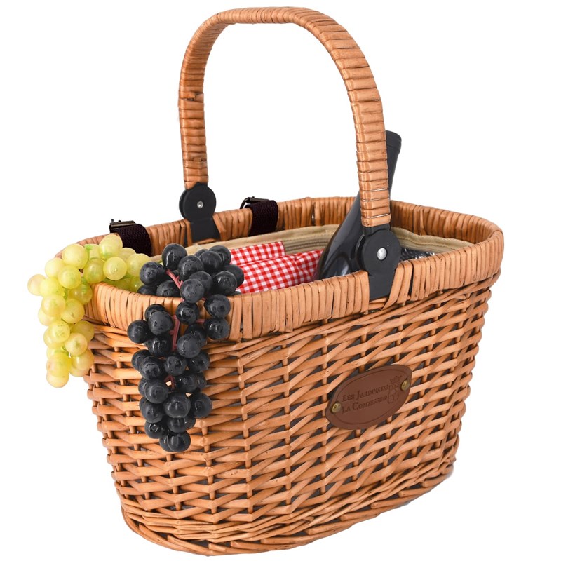 Panier à vélo isotherme chantilly rouge