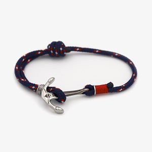 Bracelet corde ancre - phare bretagne