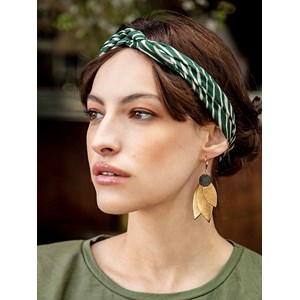 Boucles d'oreilles celeste olive