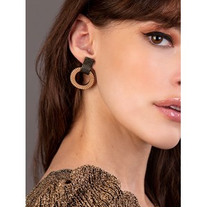 Boucles d'oreilles lollipops olive