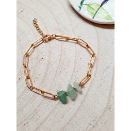 Bracelet pierres fines boho aventurine