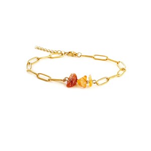 Bracelet pierres fines boho cornaline