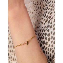 Bracelet points pierres de lune