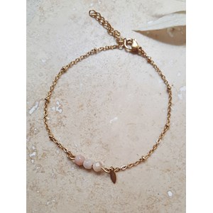 Bracelet points pierres de lune