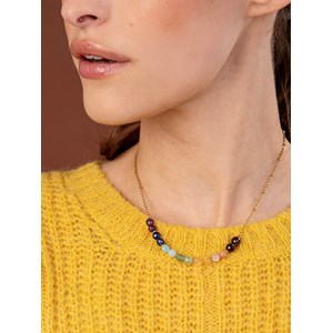 Collier points 7 chakras