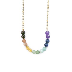 Collier points 7 chakras