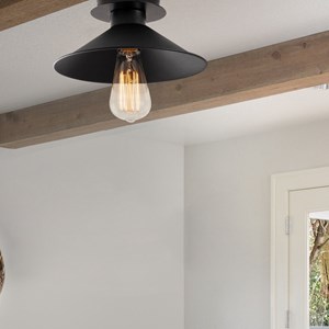 Suspension d'intérieur diam.24cm noir