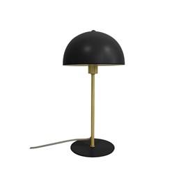 Lampe bonnet en métal h.39cm noir