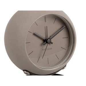 Réveil rond effet flottant - diam.9,5 cm