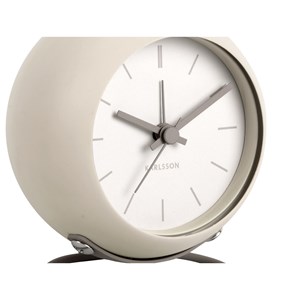 Réveil rond effet flottant - diam.9,5 cm