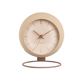 Horloge à poser nirvana globe beige