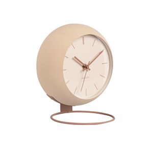 Horloge à poser nirvana globe beige