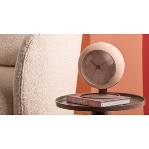 Horloge à poser nirvana globe beige