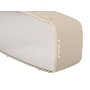 Réveil silver mirror led - gris clair