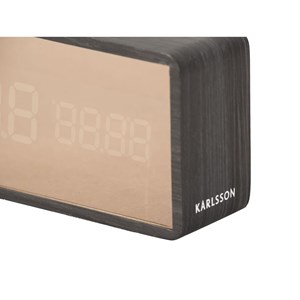 Réveil copper mirror led - noir