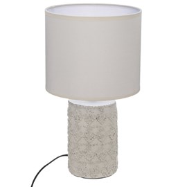 Lampe à poser ethnique melo - h. 33 cm -