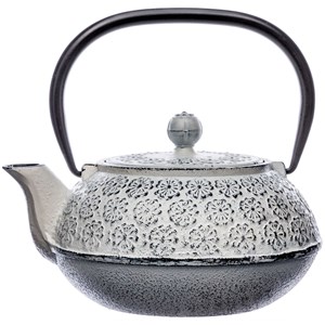 Théière en fonte vintage folk - 1000 ml