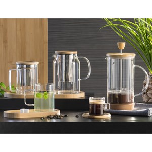 Lot de 6 dessous de verre en bambou et