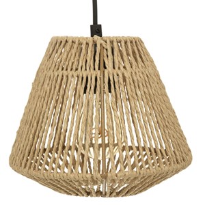 3 suspensions en corde jily - beige
