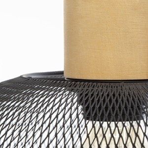 Suspensions en métal et bois de pin sam