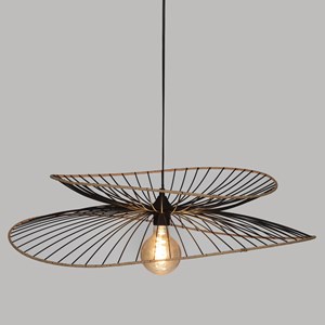 Suspension aérée en métal alara - noir