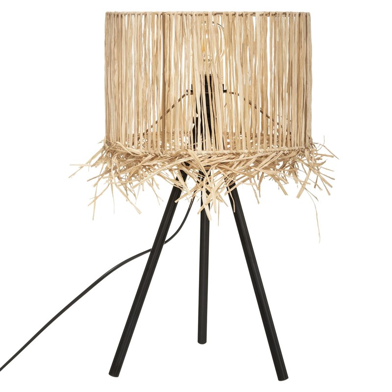 Atmosphera, créateur d’intérieur - Lampe trépied en raphia hacienda -
