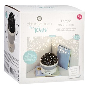 Veilleuse projecteur rotative star gris