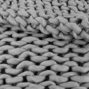 Plaid grosse maille en acrylique-