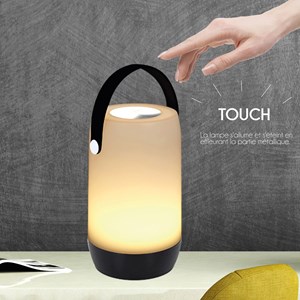 Lampe tactile nomade - noir