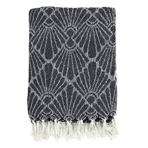 Plaid imprimé géométrique - 125x150 cm -