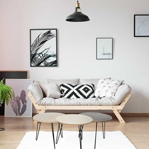 Table basse modulable x3 noir