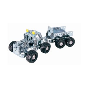 Tracteur avec remorque à construire