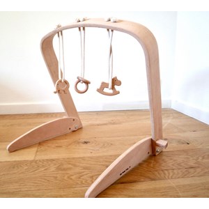 Arche d'éveil scandinave + 3 hochets