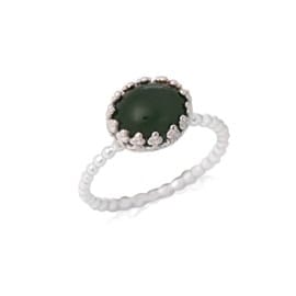 Bague argent aventurine