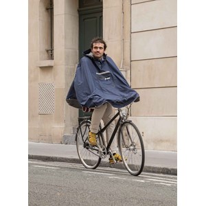 Poncho velo - navy
