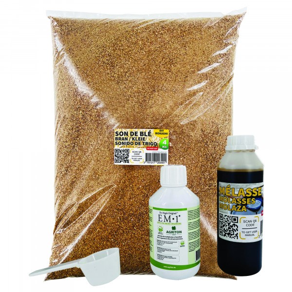 Ferme du Moutta - Kit diy fabriquer votre bokashi 4kg