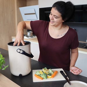 Lot de 2 bokashi organko 2 - blanc