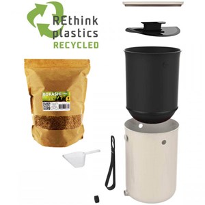 Lot de 2 bokashi organko 2 - blanc