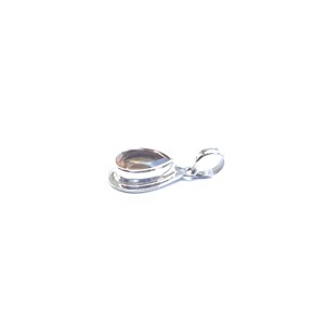 Pendentif en argent et citrine