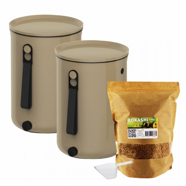 Ferme du Moutta - Lot de 2 bokashi organko 2 cappucino