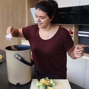 Lot de 2 bokashi organko 2 cappucino