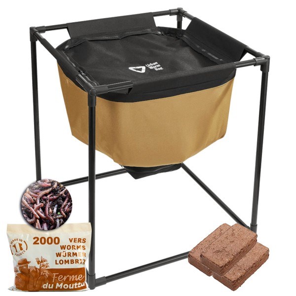 Ferme du Moutta - Lombricomposteur wormbag + 1kg de vers