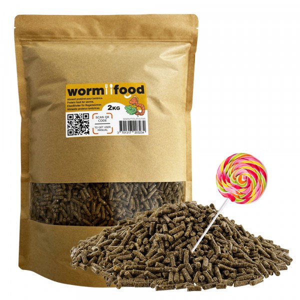 Ferme du Moutta - Wormfood 2kg - aliment pour vers