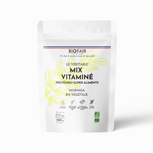 Protéine bio mix vitaminé - 500g