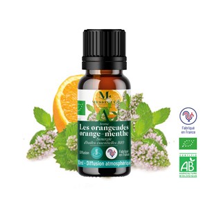 Les orangeades menthe - synergie bio