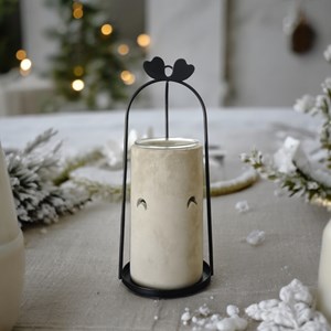 Brûle-parfum d'ambiance en ciment tres